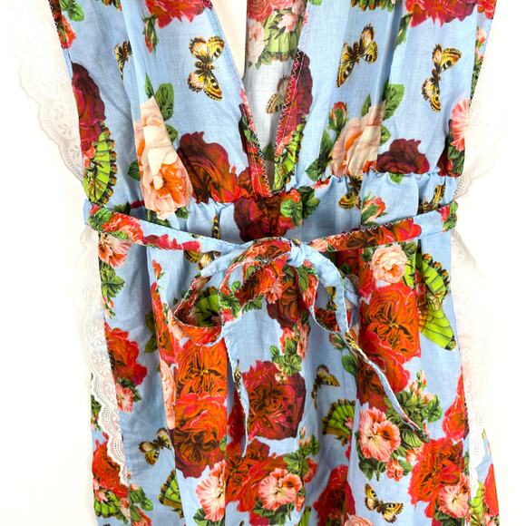 Agua Bendita Tunic Swim Cover Up In Bendito Rosal Size Medium New - Picture 5 of 16